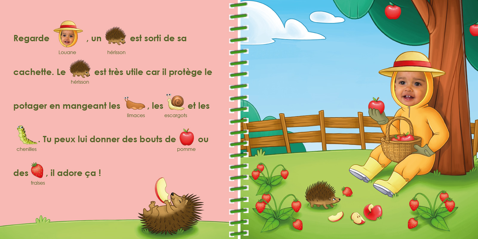 Livre personnalisé pour enfant et sa famille : Les animaux du jardin MON LIVRE  PERSONNALISABLE : Comparateur, Avis, Prix