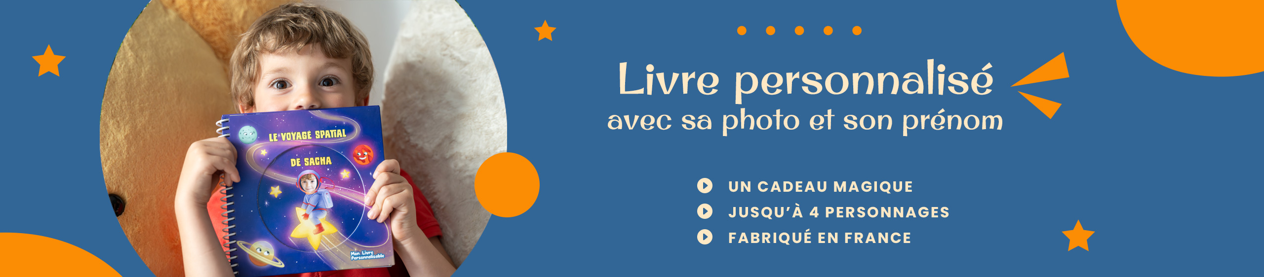 Conte personnalisé pour enfant avec photo